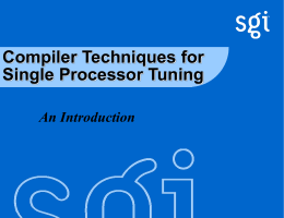 Compiler Features - TAMU Supercomputing Facility
