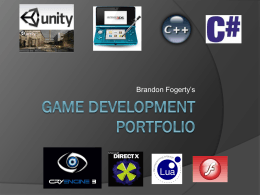 Game Development portfolio