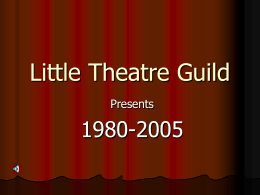 Little Theatre Guild - Mineral Area College
