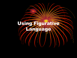 Using Figurative Language - Murrieta Valley Unified …