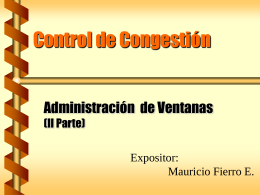 Capitulo 10 - Congestion Control