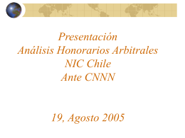 Tema 1: Honorarios Arbitrales