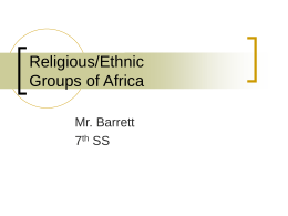 Religions of Africa
