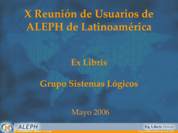 Novedades GSL-Ex Libris (2003)