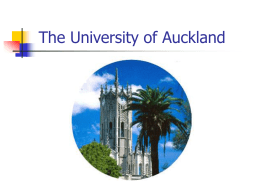 University of Auckland Library Introduction - E-LIS