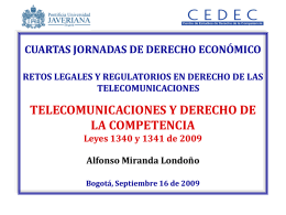 PROYECTO DE LEY NO. 195 DE 2007 DEL SENADO Y 333 …