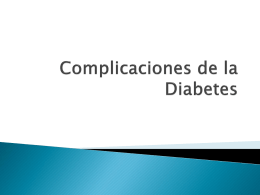 Compliacations in Diabetes