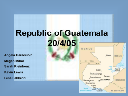 Republic of Guatemala - University of Dayton
