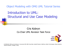 Introduction to UML - Vanderbilt University