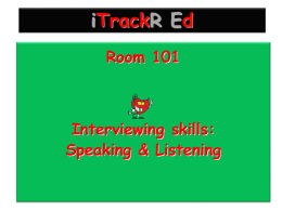 Room 101 - iTrackREd