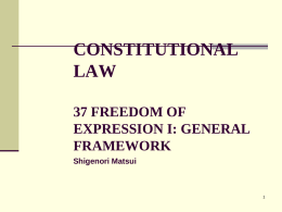 CONSTITUTIONAL LAW 1 What is the Constitution?