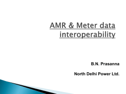 AMR & Meter data interoperability