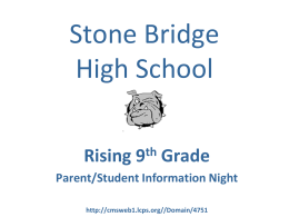 Stone Bridge High School