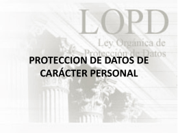 PROTECCION DE DATOS