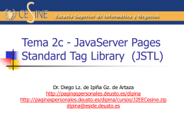 JavaServer Pages Standard Tag Library (JSTL)