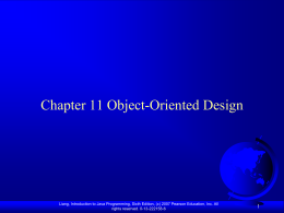 Chapter 9: Object-Oriented Software Development