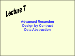 Advanced Recursion - Georgia Institute of Technology