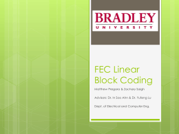 FEC Block Coding
