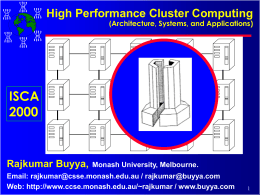 Cluster Computing - POSTECH CSE DPNM (Distributed