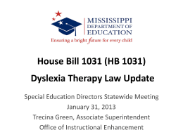 House Bill 1031 (HB 1031