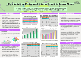 Child mortality and religious affiliation in Chiapas