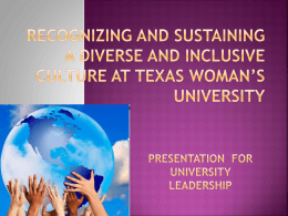 Creating and Sustaining a Diverse and Inclusive Culture at …