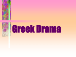 Greek Drama