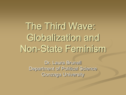 The Third Wave: Globalization and Non