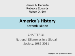 America’s History Seventh Edition