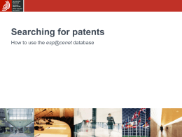 Patents are all around us - Universidade Nova de Lisboa