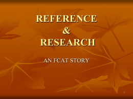 REFERENCE & RESEARCH