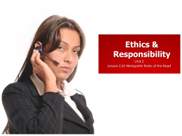 Ethics & Responsibility
