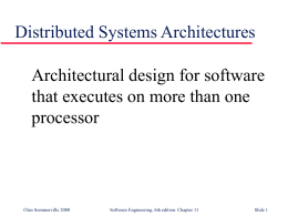 Object-oriented Design - University of Illinois at Chicago