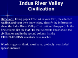 Early Civilizations of India