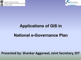 National e-Governance Plan Enabling Public Services