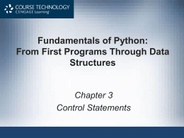Fundamentals of Python: From First Programs Through …