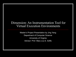 Dimension: An Instrumentation Tool
