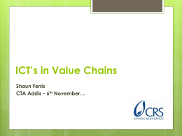 ICT’s in Value Chains - Homepage | Making The …