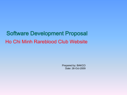 Software Development Proposal - hcm