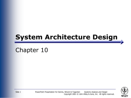 Systems Analysis and Design Allen Dennis and Barbara …