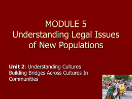 MODULE 5.0 Understanding Legal Issues of Ne