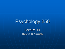 Psychology 250 - Orange Coast College