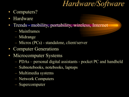 Hardware/Software - California State University, Los …