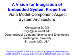 A Vision for Integration of Embedded System Properties …