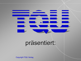Wissen managen - TQU Startseite