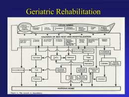 Geriatric Rehabilitation - University of Nebraska Medical