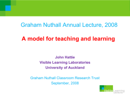 qwerre - Graham Nuthall Classroom Research Trust