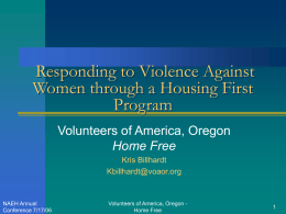 Responding to Violence Against Women through a …