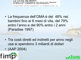 Diapositiva 1 - Benvenuto nel sito dei pediatri della Liguria