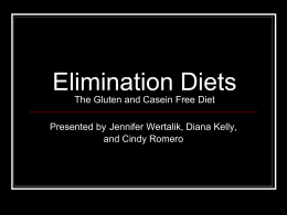 Elimination Diets - Caldwell University